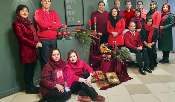 مراسم یلدای 1402 در شرکت ارتین برنای تهران